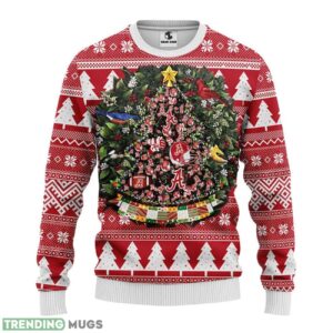 Alabama Crimson Tide Tree Ball Ugly Christmas Sweater For Sport Fans Christmas Gift 3D Sweater