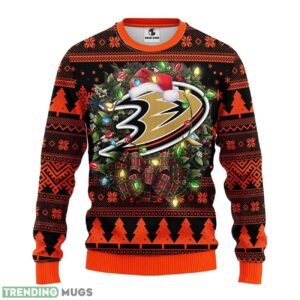 Anaheim Ducks Ugly Christmas Sweater For Sport Fans Christmas Gift 3D Sweater Anaheim Ducks Ugly Christmas Sweater For Sport Fans Christmas Gift 3D Sweater