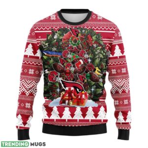 Arizona Cardinals Tree Ugly Christmas Sweater Men Women Unisex Sweater 3D Sweater