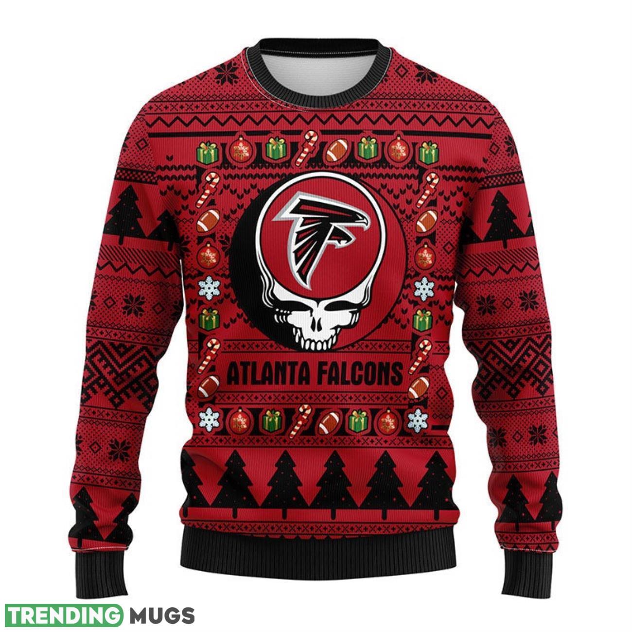 Atlanta Falcons Grateful Dead Ugly Christmas Sweater Men Women Unisex Sweater 3D Sweater Atlanta Falcons Grateful Dead Ugly Christmas Sweater Men Women Unisex Sweater 3D Sweater