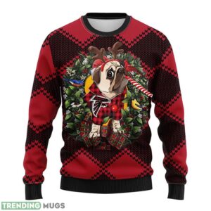 Atlanta Falcons Pub Dog Ugly Christmas Sweater For Sport Fans Christmas Gift 3D Sweater