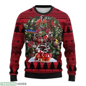Atlanta Falcons Tree Ugly Christmas Sweater Men Women Unisex Sweater 3D Sweater
