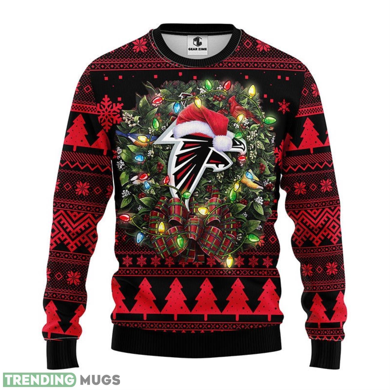 Atlanta Falcons Ugly Christmas Sweater For Sport Fans Christmas Gift 3D Sweater Atlanta Falcons Ugly Christmas Sweater For Sport Fans Christmas Gift 3D Sweater