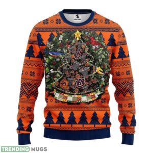 Auburn Tigers Tree Ball Ugly Christmas Sweater For Sport Fans Christmas Gift 3D Sweater
