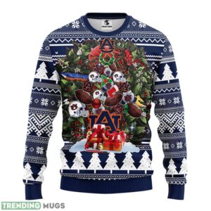 Auburn Tigers Tree Ugly Christmas Sweater Men Women Unisex Sweater 3D Sweater