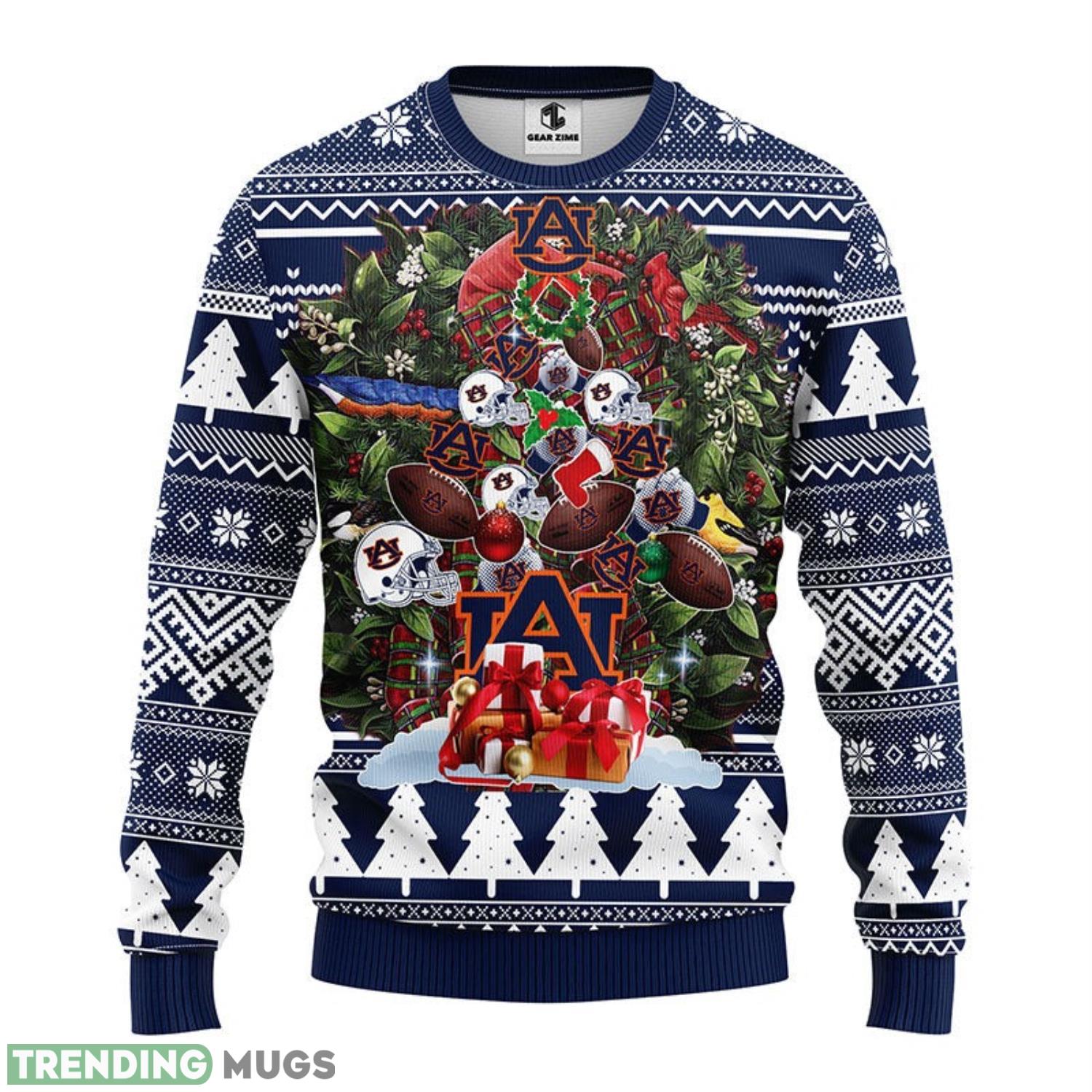 Auburn Tigers Tree Ugly Christmas Sweater Men Women Unisex Sweater 3D Sweater Auburn Tigers Tree Ugly Christmas Sweater Men Women Unisex Sweater 3D Sweater