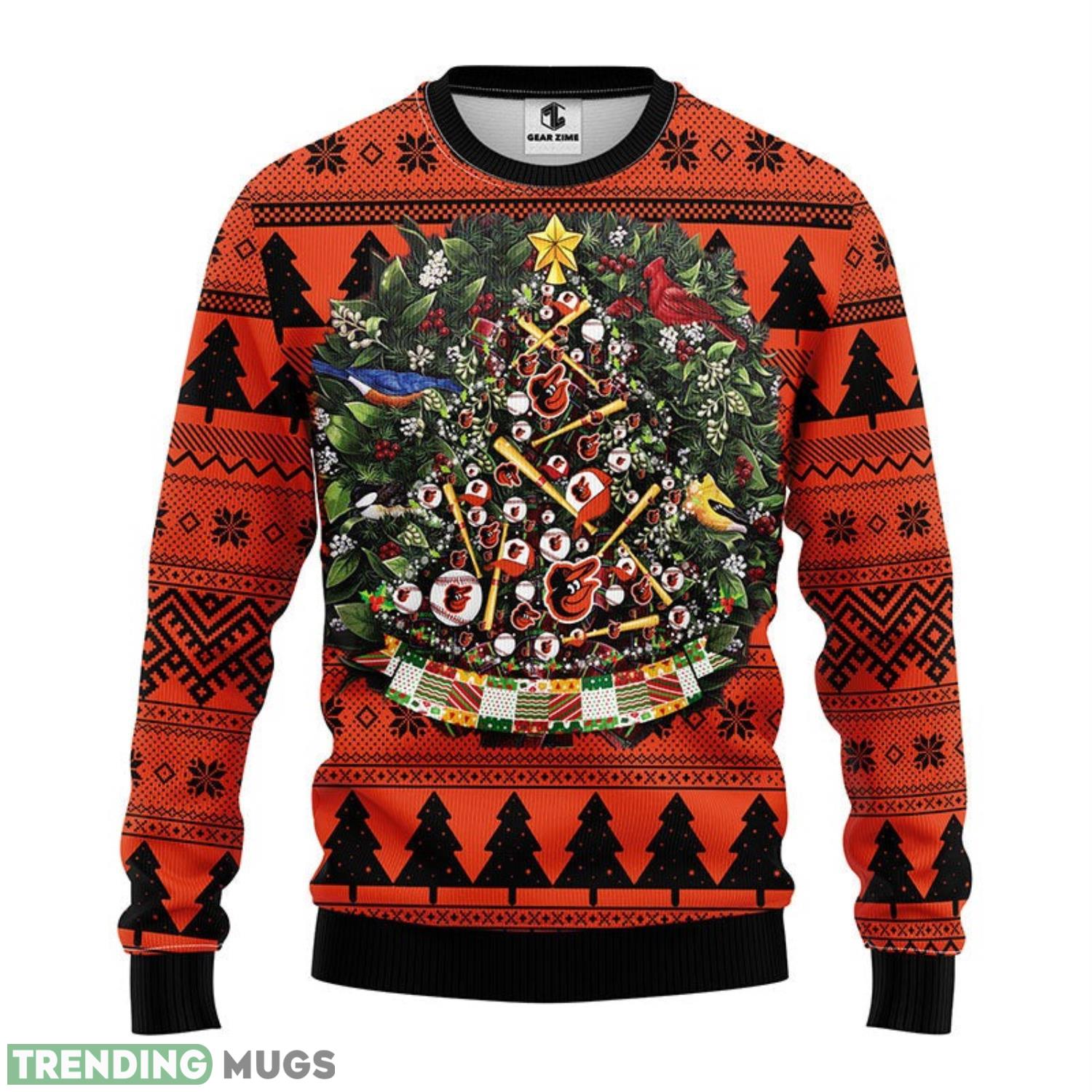 Baltimore Orioles Xmas Ugly Christmas Sweater For Sport Fans Christmas Gift 3D Sweater Baltimore Orioles Xmas Ugly Christmas Sweater For Sport Fans Christmas Gift 3D Sweater