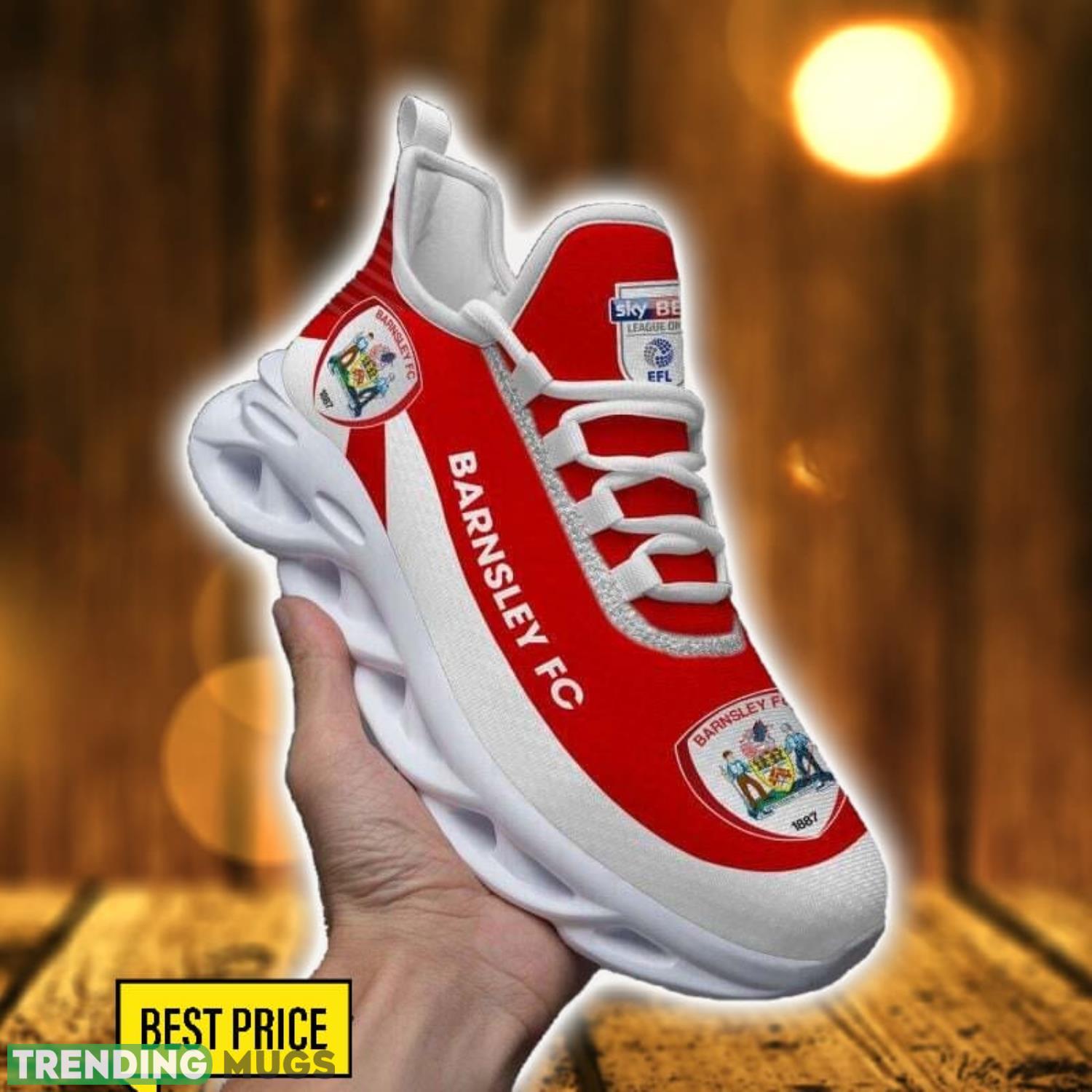 Barnsley F.C Max Soul Shoes Sneakers For Fans Max Soul Barnsley F.C Max Soul Shoes Sneakers For Fans Max Soul