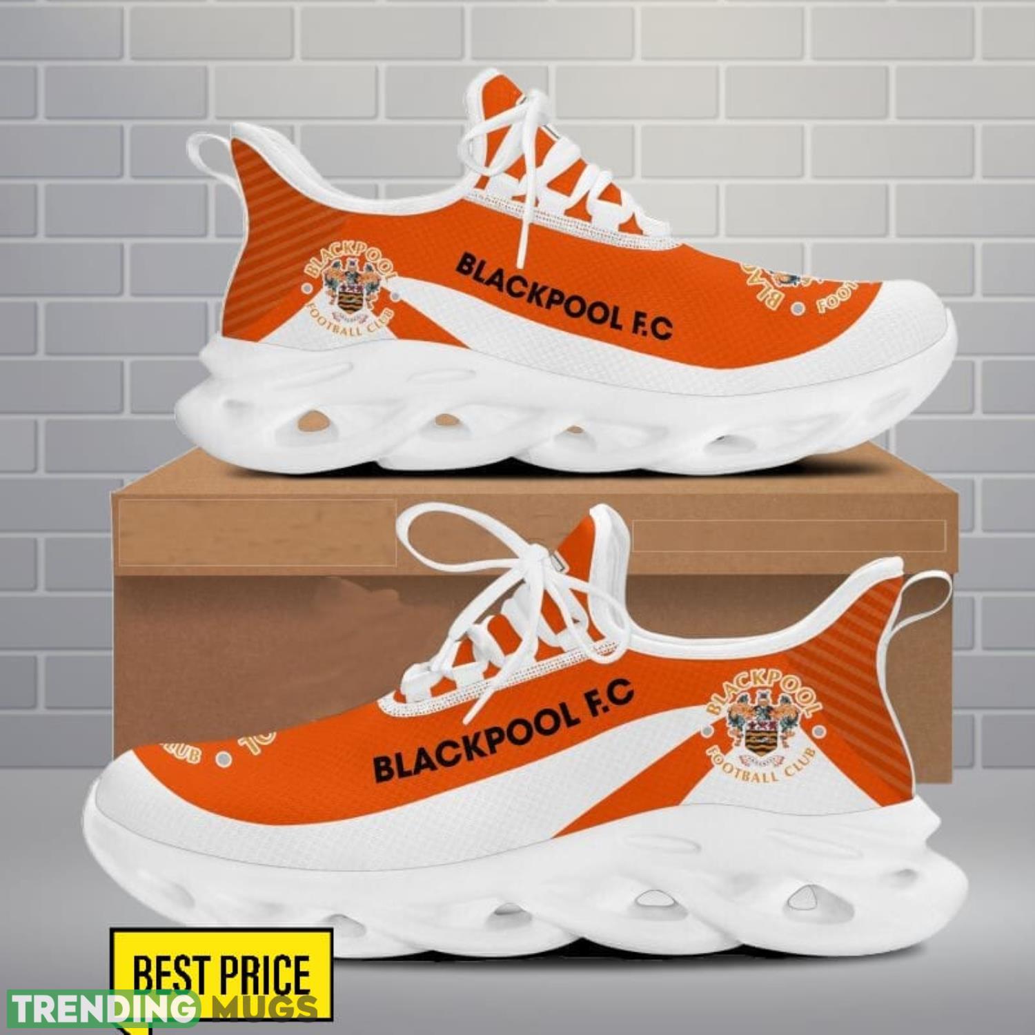 Blackpool F.C Max Soul Shoes Sneakers For Fans Max Soul Blackpool F.C Max Soul Shoes Sneakers For Fans Max Soul
