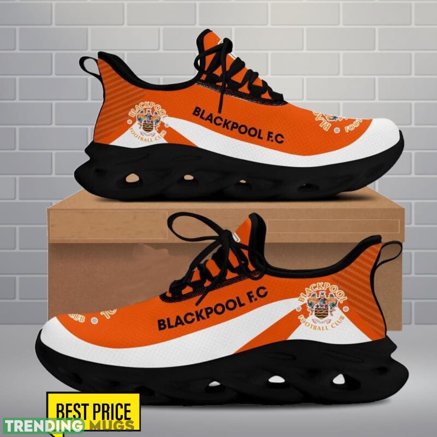 Blackpool F.C Max Soul Shoes Sneakers For Fans Max Soul Blackpool F.C Max Soul Shoes Sneakers For Fans Max Soul