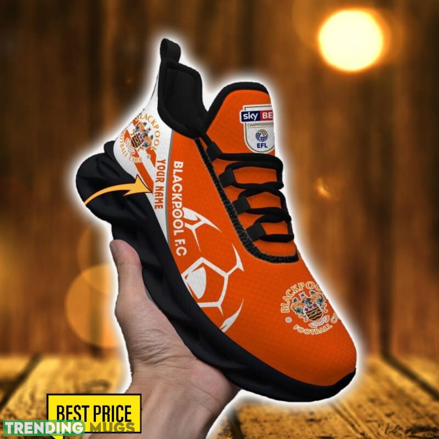 Blackpool F.C Max Soul Shoes Sport Gift For Men And Women Trending Custom Name Max Soul Blackpool F.C Max Soul Shoes Sport Gift For Men And Women Trending Custom Name Max Soul
