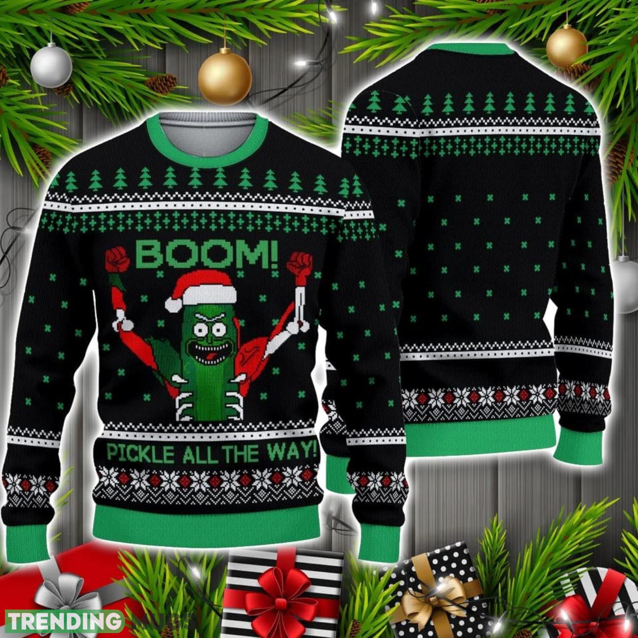 Boom P rick Ugly Christmas Sweater Christmas Holiday Gift 3D Sweater Boom P rick Ugly Christmas Sweater Christmas Holiday Gift 3D Sweater