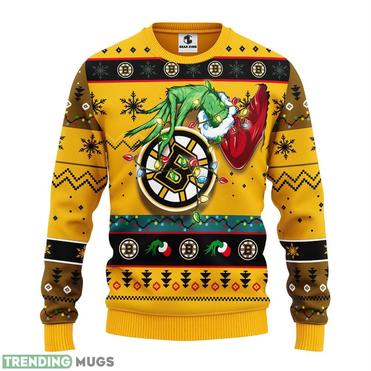 Boston Bruins Grinch Christmas Ugly Sweater 3D Christmas Sweater For Men Women Christmas Gift For Sport Team 3D Sweater Boston Bruins Grinch Christmas Ugly Sweater 3D Christmas Sweater For Men Women Christmas Gift For Sport Team 3D Sweater
