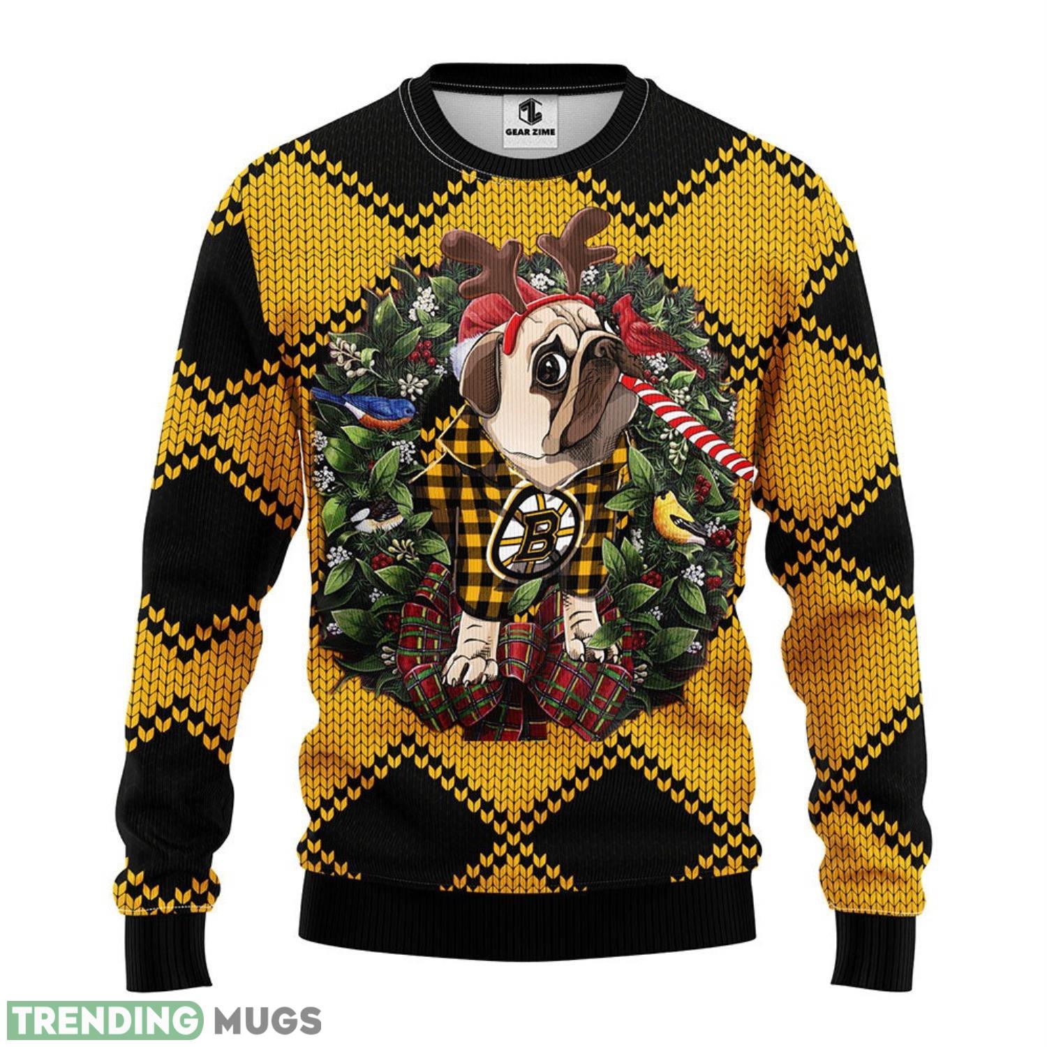 Boston Bruins Pub Dog Christmas Ugly Sweater 3D Christmas Sweater For Men Women Christmas Gift For Sport Team 3D Sweater Boston Bruins Pub Dog Christmas Ugly Sweater 3D Christmas Sweater For Men Women Christmas Gift For Sport Team 3D Sweater