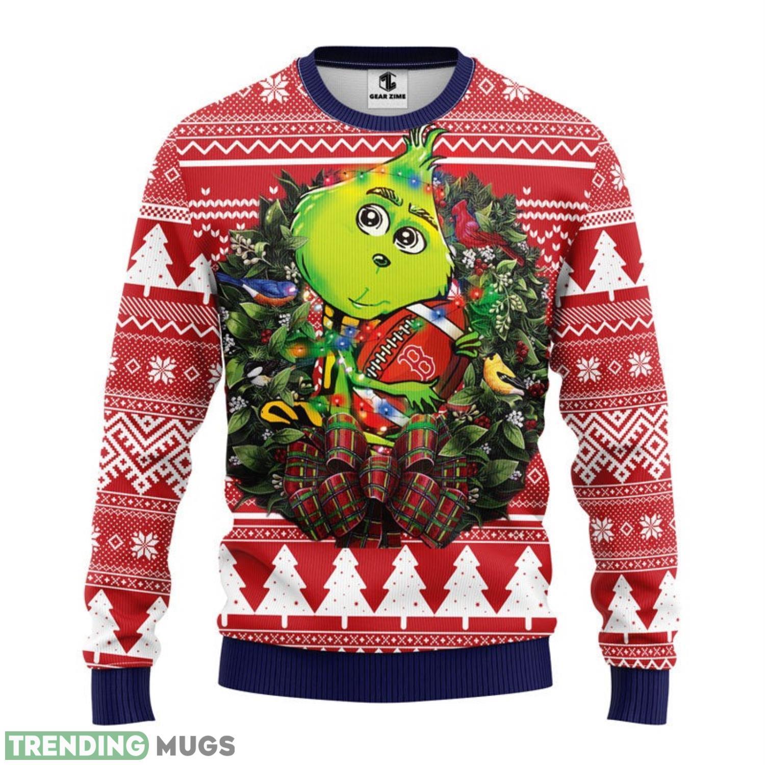 Boston Red Sox Grinch Hug Christmas Ugly Sweater 3D Christmas Sweater For Men Women Christmas Gift For Sport Team 3D Sweater Boston Red Sox Grinch Hug Christmas Ugly Sweater 3D Christmas Sweater For Men Women Christmas Gift For Sport Team 3D Sweater