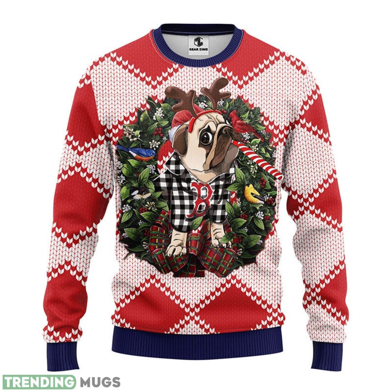Boston Red Sox Pub Dog Christmas Ugly Sweater 3D Christmas Sweater For Men Women Christmas Gift For Sport Team 3D Sweater Boston Red Sox Pub Dog Christmas Ugly Sweater 3D Christmas Sweater For Men Women Christmas Gift For Sport Team 3D Sweater