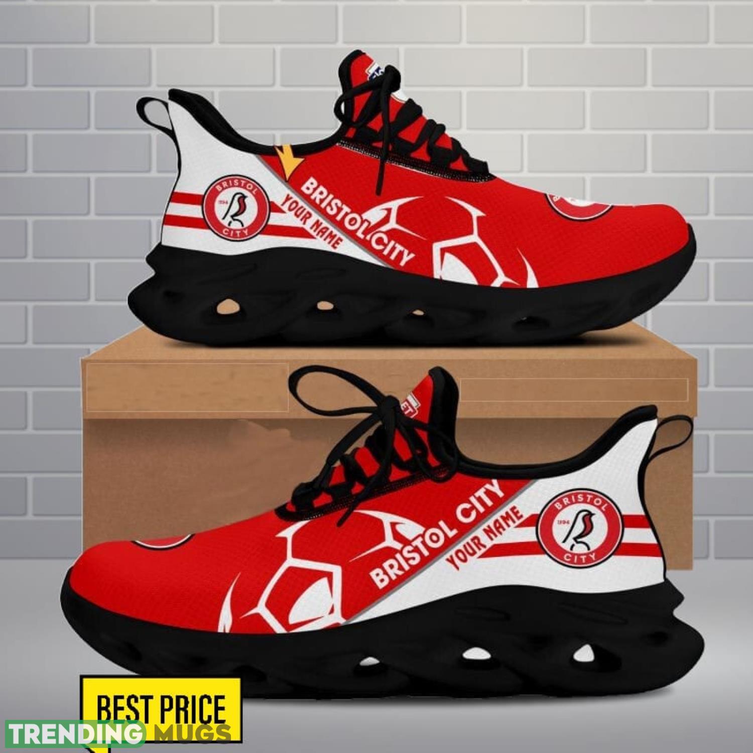 Bristol City Max Soul Shoes Sport Gift For Men And Women Trending Custom Name Max Soul Bristol City Max Soul Shoes Sport Gift For Men And Women Trending Custom Name Max Soul