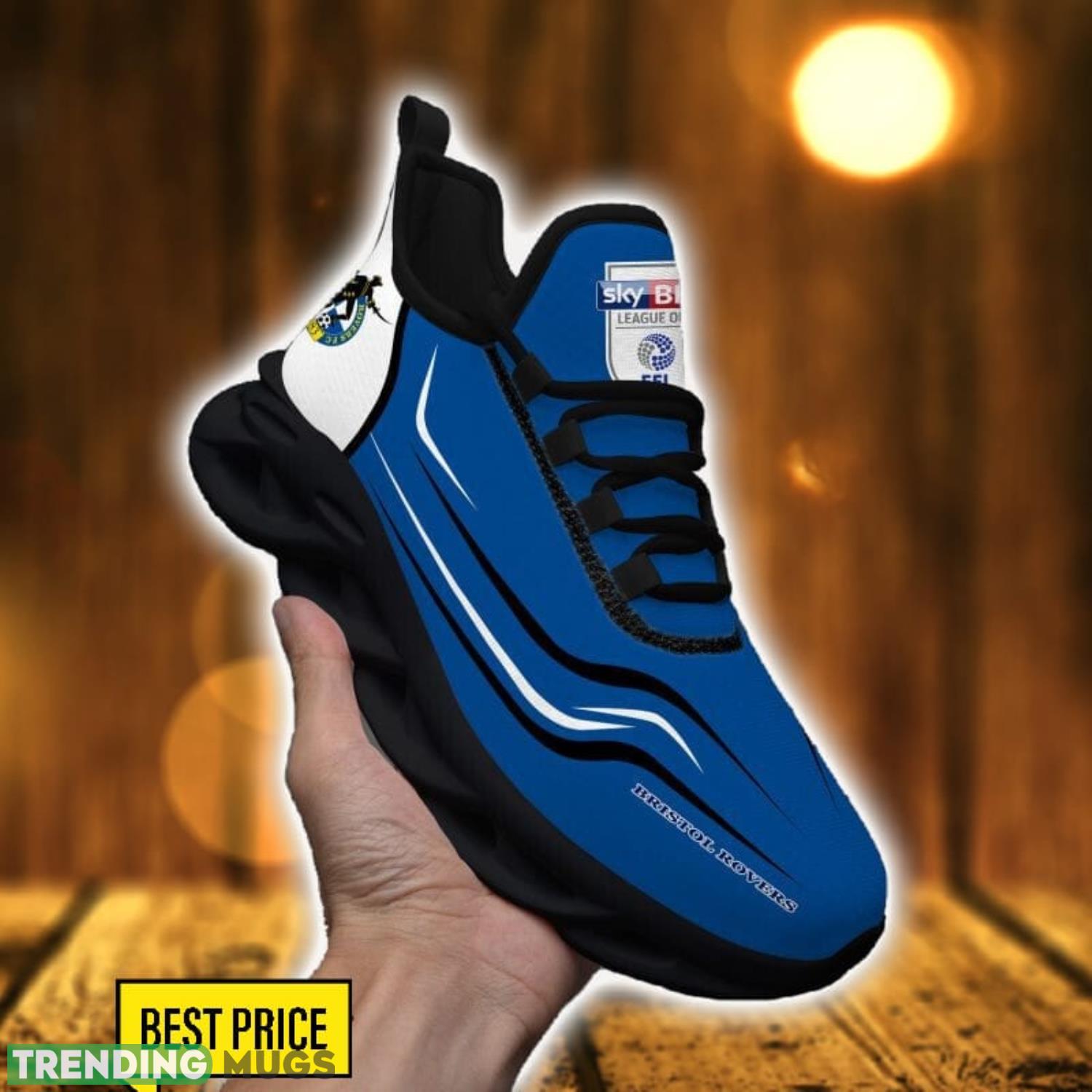 Bristol Rovers Max Soul Shoes Sneakers For Fans Running Gift Max Soul Bristol Rovers Max Soul Shoes Sneakers For Fans Running Gift Max Soul