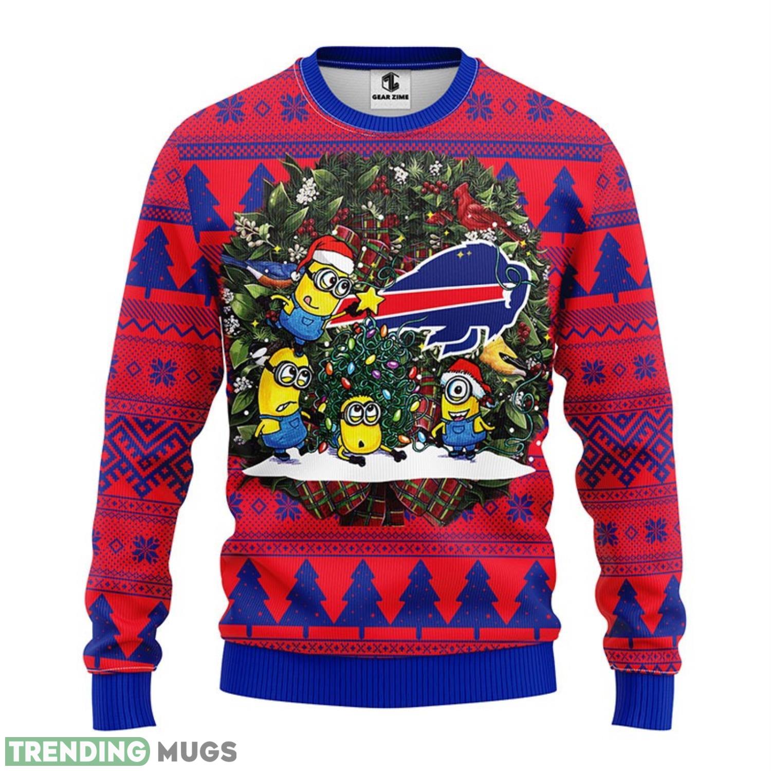 Buffalo Bills Minion Christmas Ugly Sweater 3D Christmas Sweater For Men Women Christmas Gift For Sport Team 3D Sweater Buffalo Bills Minion Christmas Ugly Sweater 3D Christmas Sweater For Men Women Christmas Gift For Sport Team 3D Sweater