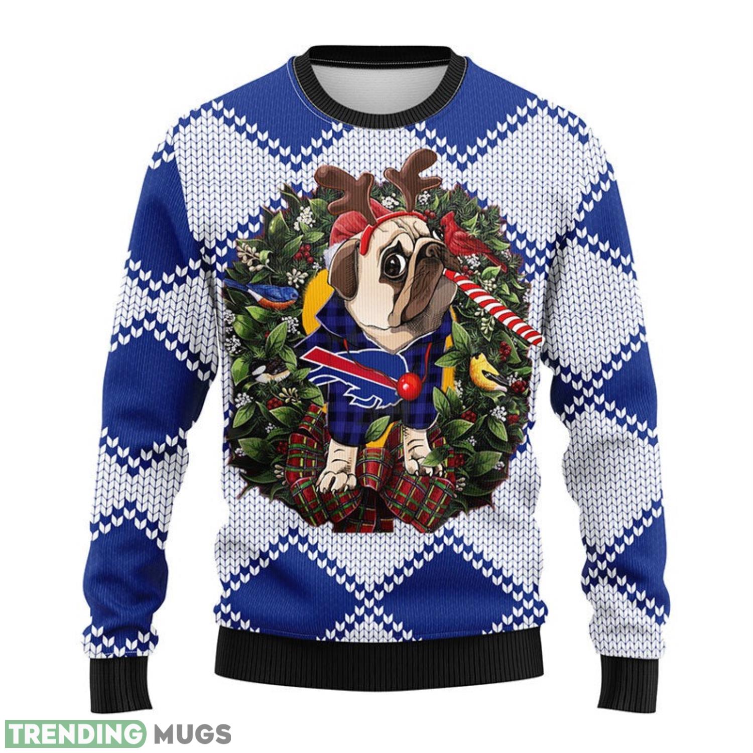 Buffalo Bills Pub Dog Christmas Ugly Sweater 3D Christmas Sweater For Men Women Christmas Gift For Sport Team 3D Sweater Buffalo Bills Pub Dog Christmas Ugly Sweater 3D Christmas Sweater For Men Women Christmas Gift For Sport Team 3D Sweater