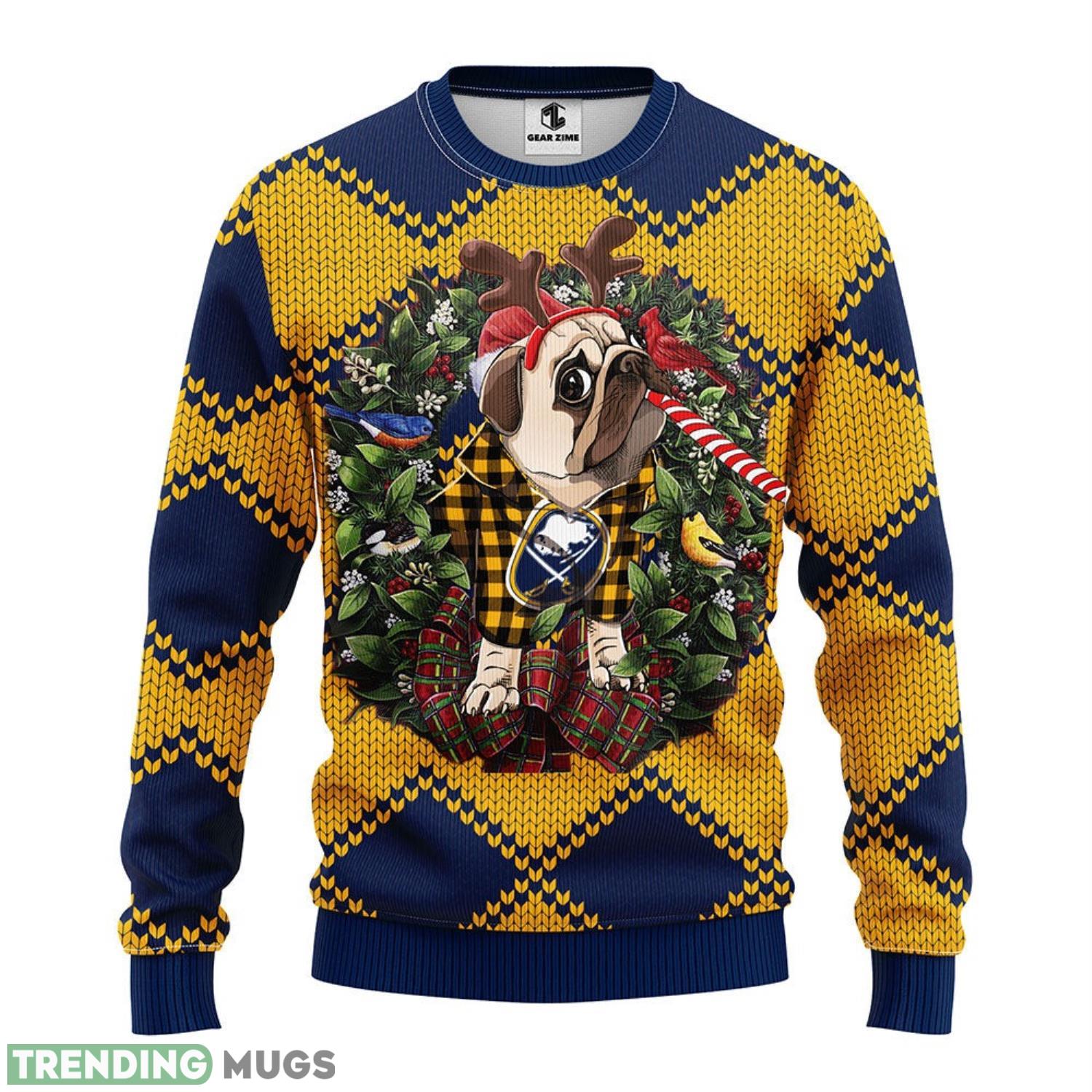 Buffalo Sabres Pub Dog Christmas Ugly Sweater 3D Christmas Sweater For Men Women Christmas Gift For Sport Team 3D Sweater Buffalo Sabres Pub Dog Christmas Ugly Sweater 3D Christmas Sweater For Men Women Christmas Gift For Sport Team 3D Sweater