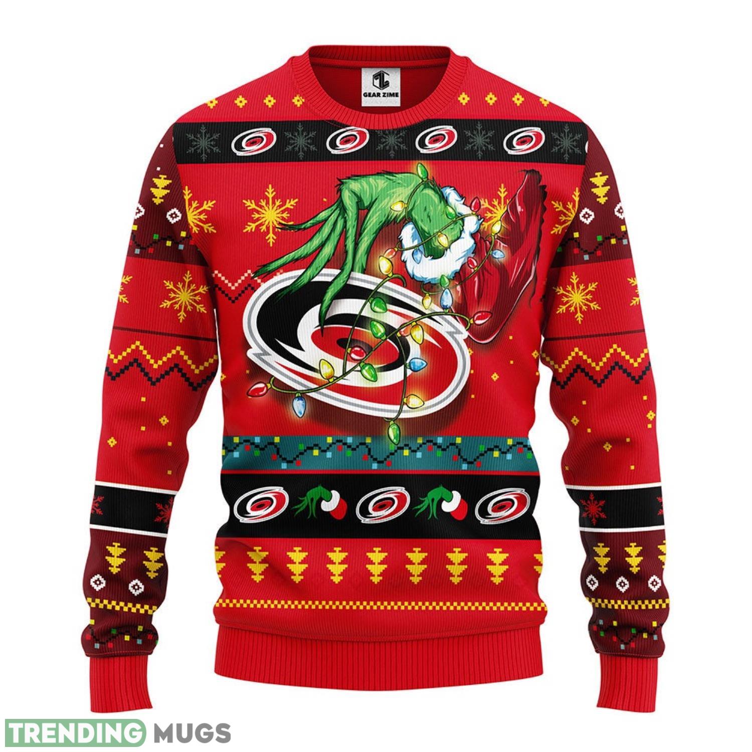 Carolina Hurricanes Grinch Christmas Ugly Sweater 3D Christmas Sweater For Men Women Christmas Gift For Sport Team 3D Sweater Carolina Hurricanes Grinch Christmas Ugly Sweater 3D Christmas Sweater For Men Women Christmas Gift For Sport Team 3D Sweater