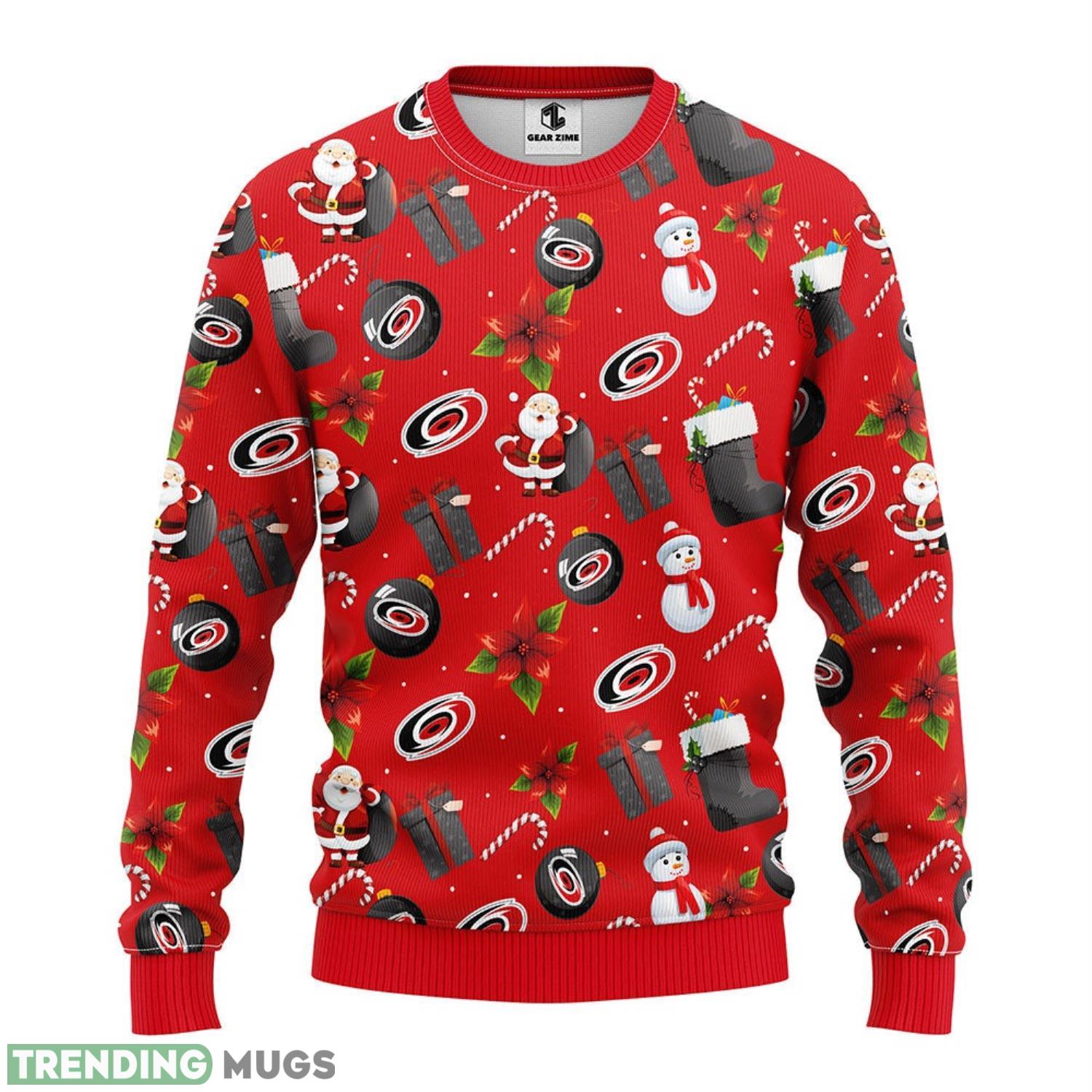Carolina Hurricanes Santa Claus Snowman Christmas Ugly Sweater 3D Christmas Sweater For Men Women Christmas Gift For Sport Team 3D Sweater Carolina Hurricanes Santa Claus Snowman Christmas Ugly Sweater 3D Christmas Sweater For Men Women Christmas Gift For Sport Team 3D Sweater