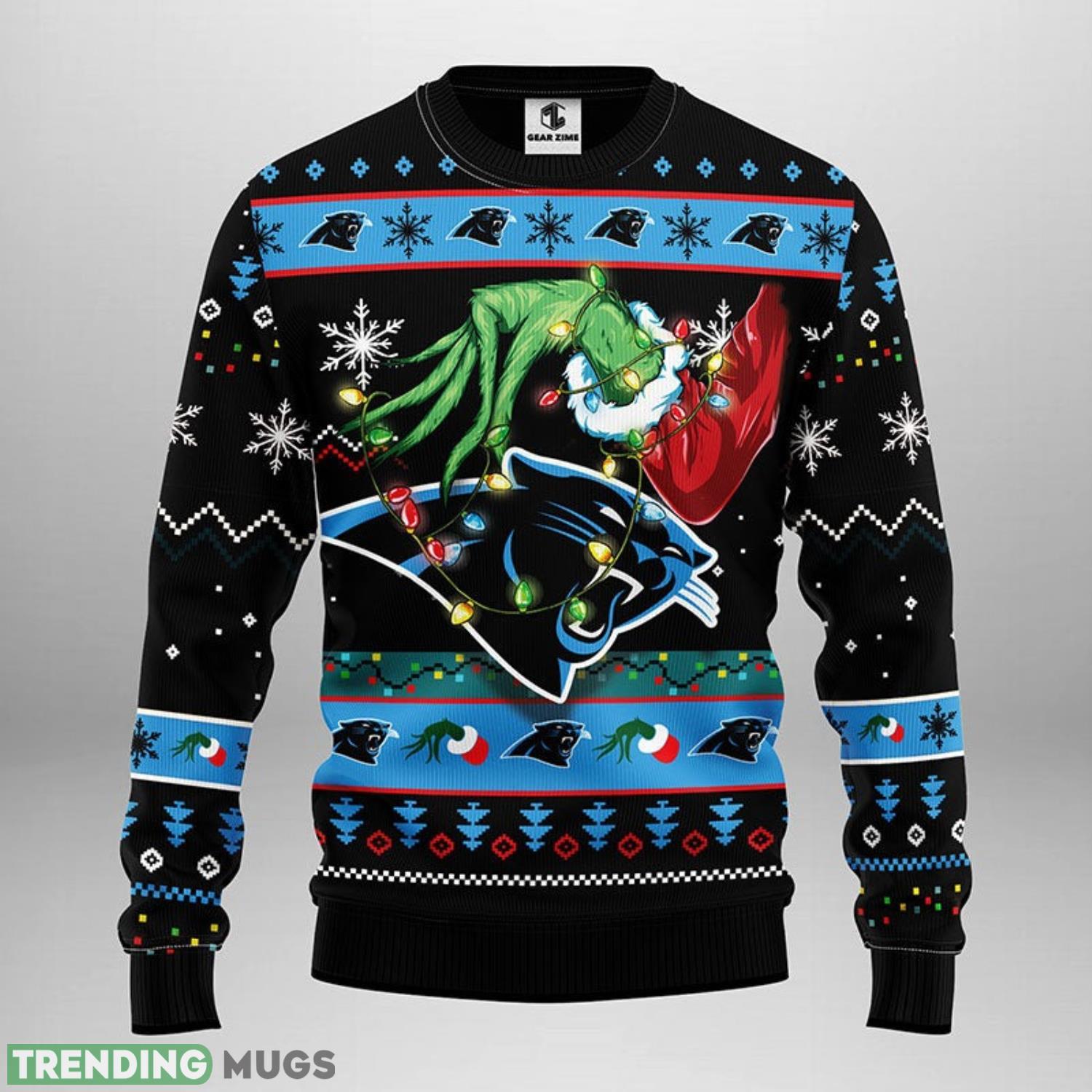 Carolina Panthers Grinch Christmas Ugly Sweater 3D Christmas Sweater For Men Women Christmas Gift For Sport Team 3D Sweater Carolina Panthers Grinch Christmas Ugly Sweater 3D Christmas Sweater For Men Women Christmas Gift For Sport Team 3D Sweater