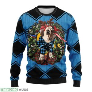 Carolina Panthers Pub Dog Christmas Ugly Sweater 3D Christmas Sweater For Men Women Christmas Gift For Sport Team Product Photo 1