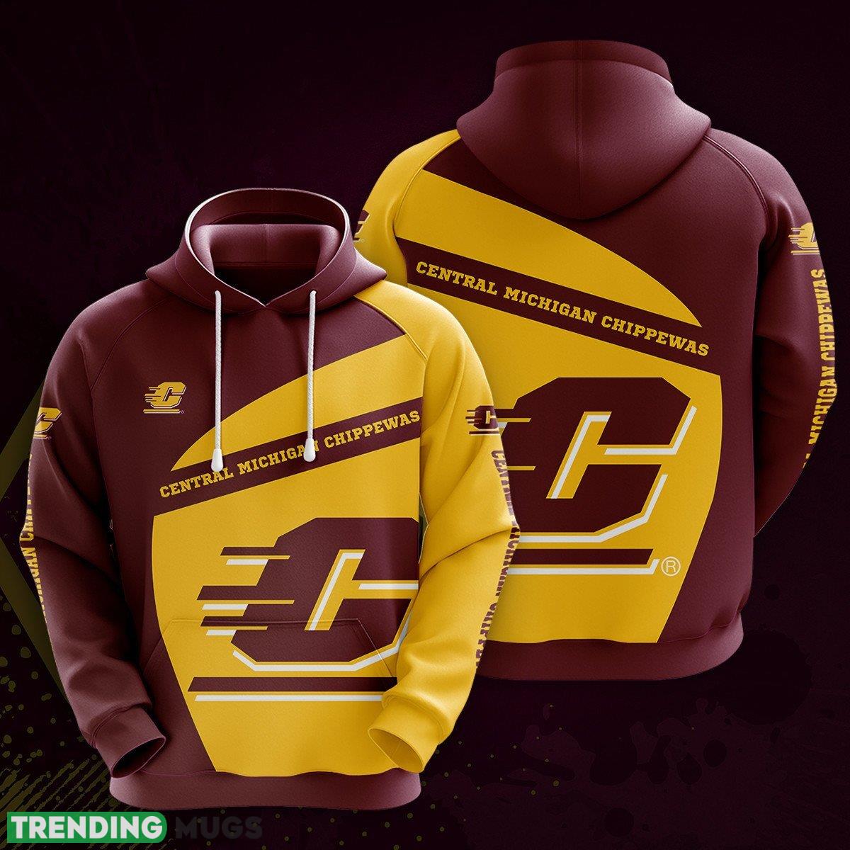 Central Michigan Chippewas 3D Hoodie For Fans New Trending All OVer Print 3D All Over Print Central Michigan Chippewas 3D Hoodie For Fans New Trending All OVer Print 3D All Over Print