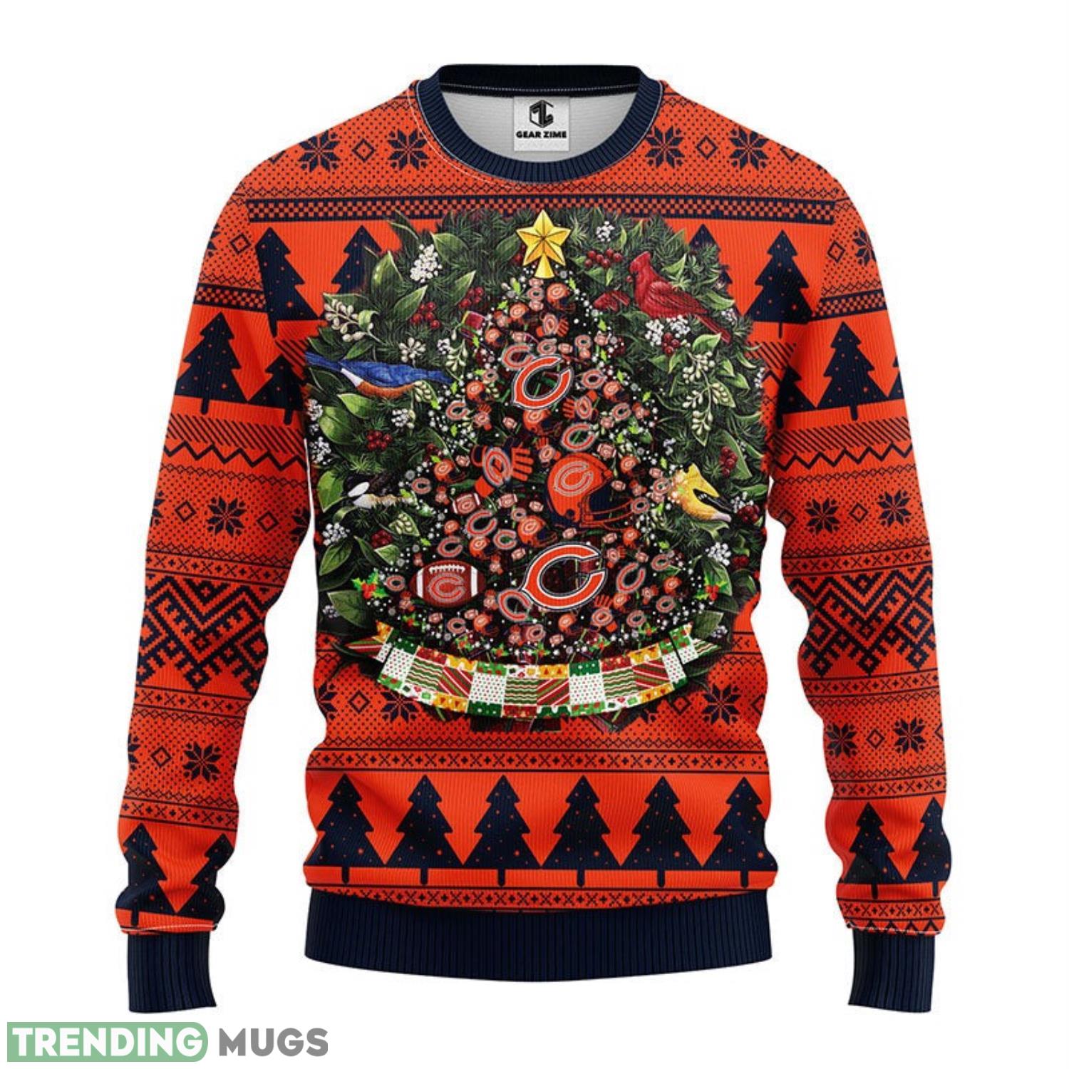 Chicago Bears Tree Ball Christmas Ugly Sweater 3D Christmas Sweater For Men Women Christmas Gift For Sport Team 3D Sweater Chicago Bears Tree Ball Christmas Ugly Sweater 3D Christmas Sweater For Men Women Christmas Gift For Sport Team 3D Sweater