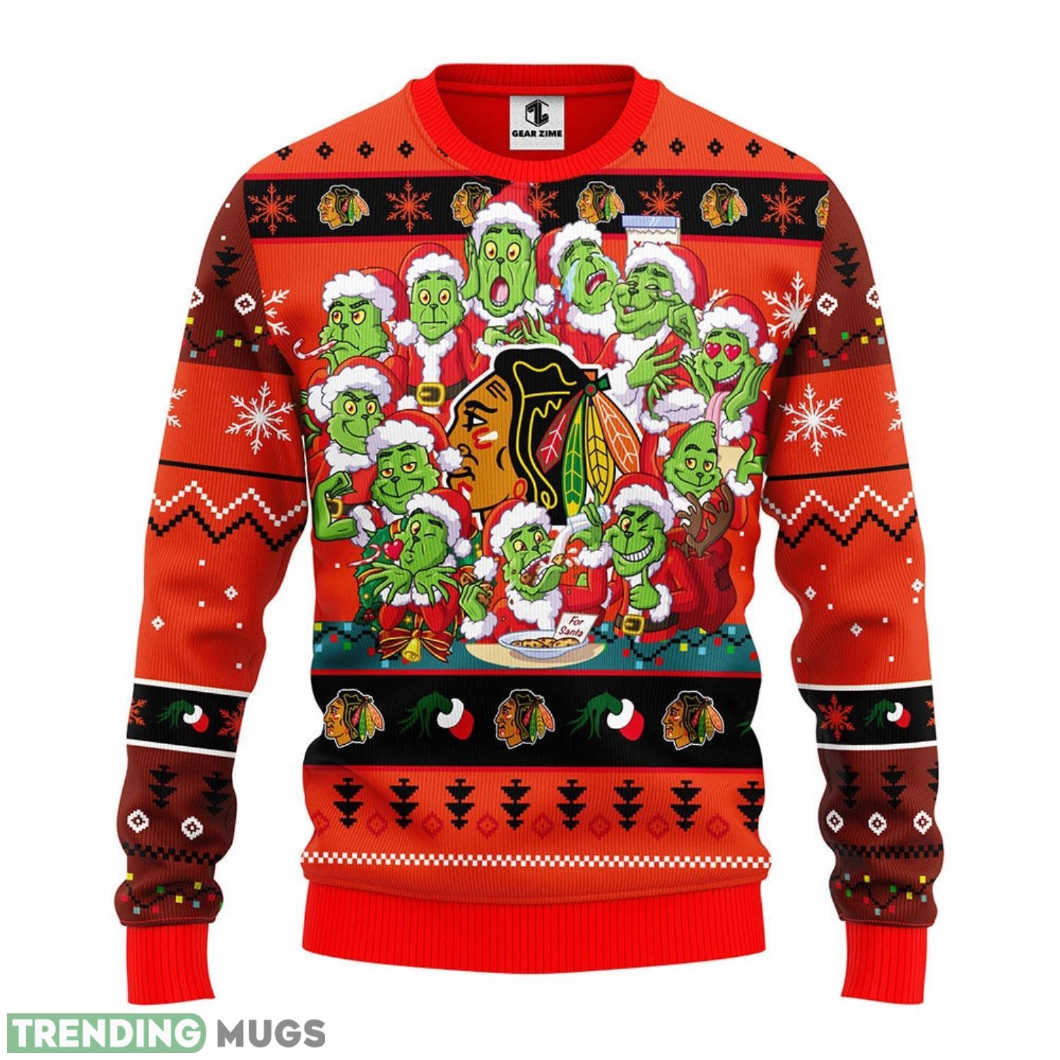 Chicago Blackhawks 12 Grinch Xmas Day Christmas Ugly Sweater 3D Christmas Sweater For Men Women Christmas Gift For Sport Team 3D Sweater Chicago Blackhawks 12 Grinch Xmas Day Christmas Ugly Sweater 3D Christmas Sweater For Men Women Christmas Gift For Sport Team 3D Sweater
