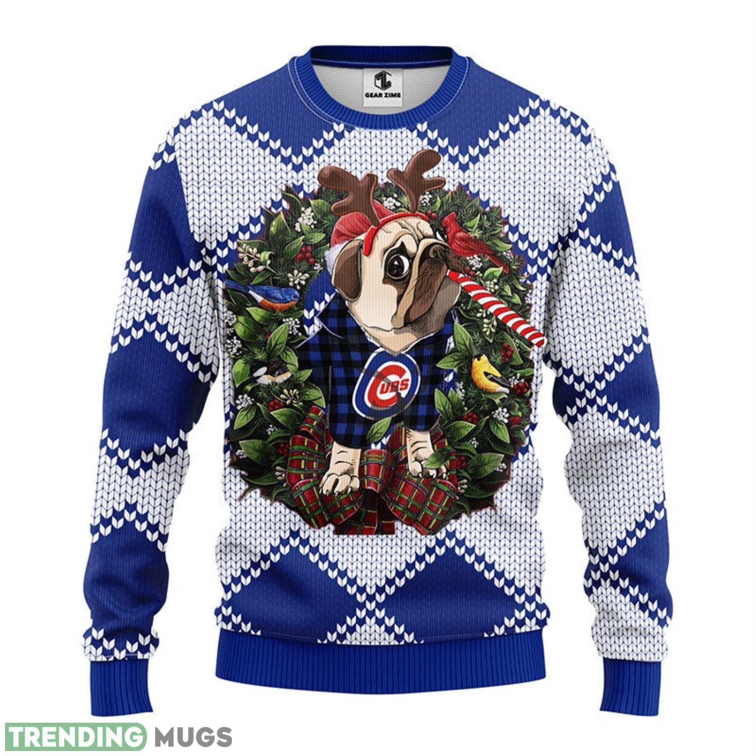 Chicago Cubs Pub Dog Christmas Ugly Sweater 3D Christmas Sweater For Men Women Christmas Gift For Sport Team 3D Sweater Chicago Cubs Pub Dog Christmas Ugly Sweater 3D Christmas Sweater For Men Women Christmas Gift For Sport Team 3D Sweater