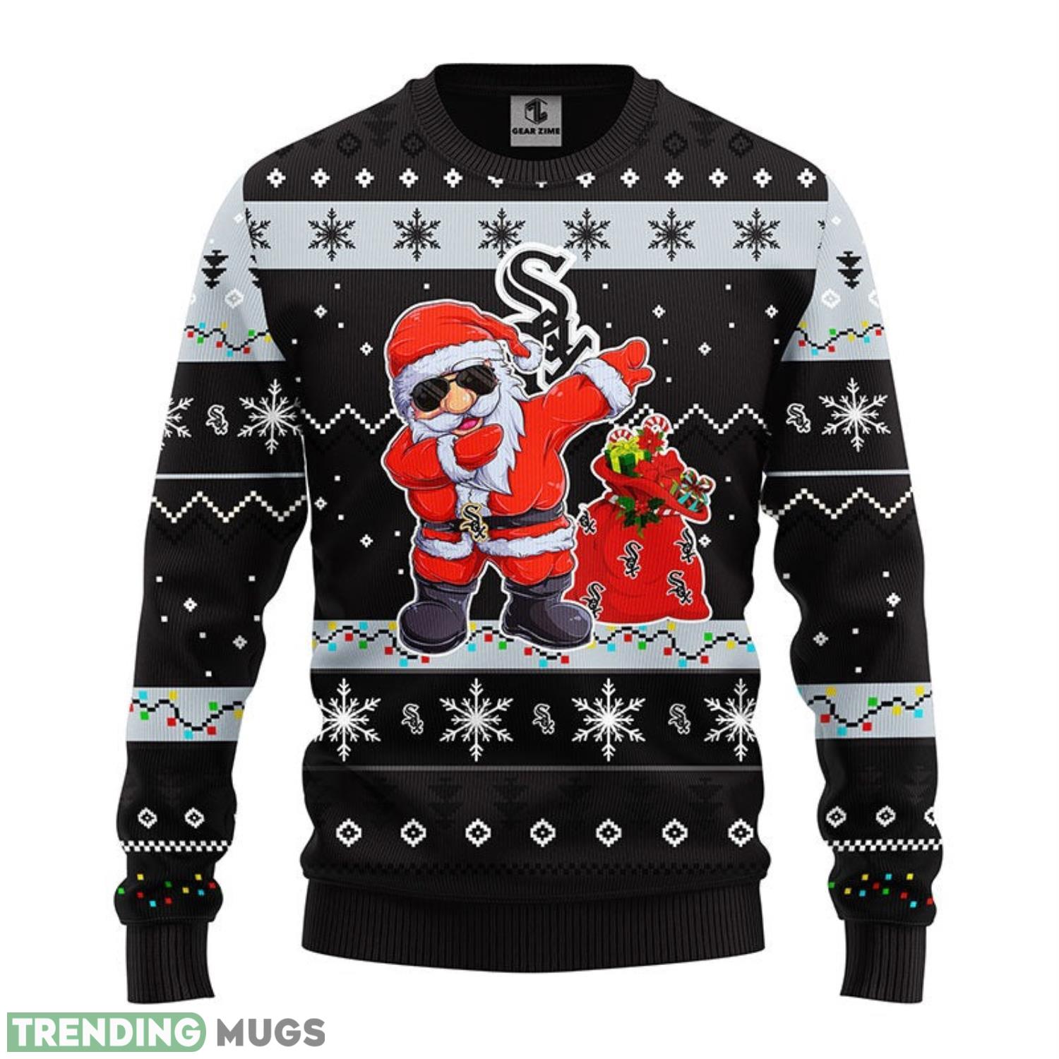 Chicago White Sox Dabbing Santa Claus Christmas Ugly Sweater 3D Christmas Sweater For Men Women Christmas Gift For Sport Team 3D Sweater Chicago White Sox Dabbing Santa Claus Christmas Ugly Sweater 3D Christmas Sweater For Men Women Christmas Gift For Sport Team 3D Sweater