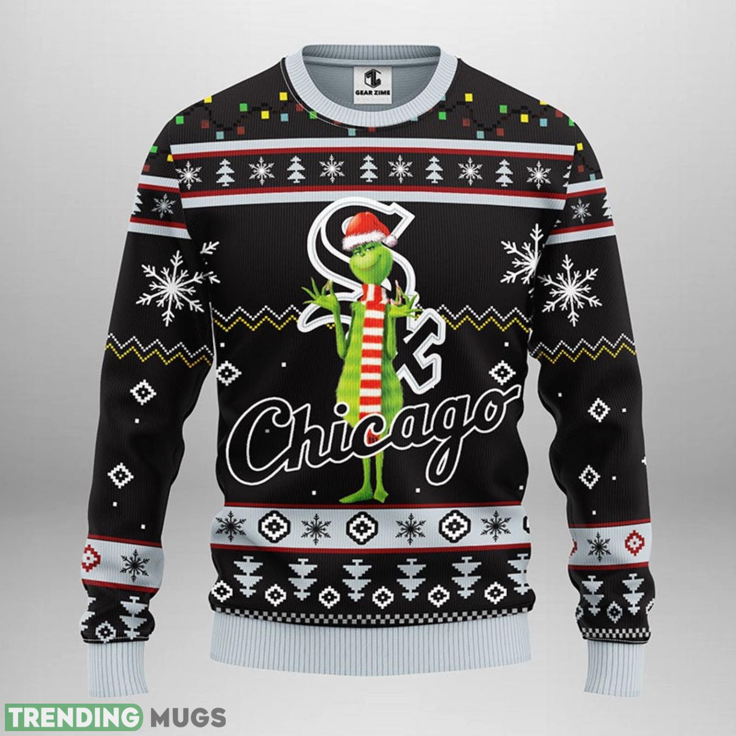 Chicago White Sox Funny Grinch Christmas Ugly Sweater 3D Christmas Sweater For Men Women Christmas Gift For Sport Team 3D Sweater Chicago White Sox Funny Grinch Christmas Ugly Sweater 3D Christmas Sweater For Men Women Christmas Gift For Sport Team 3D Sweater