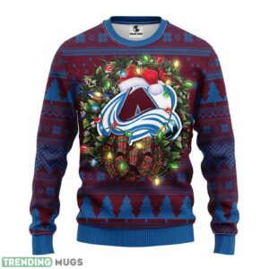 Colorado Avalanche AOP Ugly Christmas Sweater Christmas Holiday Gift For Fans 3D Sweater