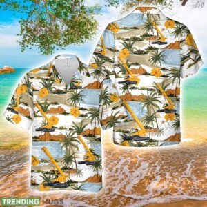 Construction Liebherr Telescopic crawler crane LTR 1060 3D Printed Aloha Hawaiian Shirt Hawaiian Shirt