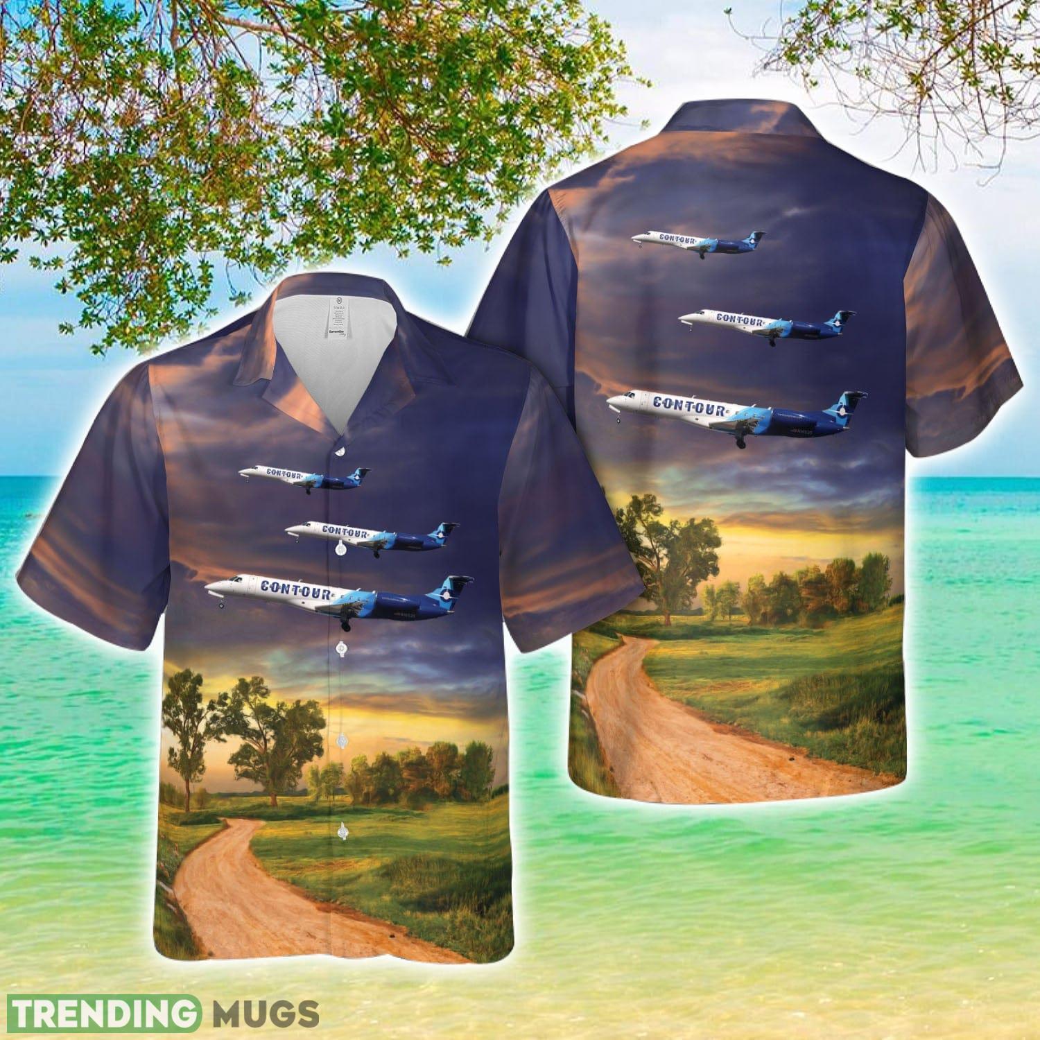 Contour Airlines Embraer ERJ 135 Hawaiian Shirt Men Women Beach Shirt Hawaiian Shirt Contour Airlines Embraer ERJ 135 Hawaiian Shirt Men Women Beach Shirt Hawaiian Shirt