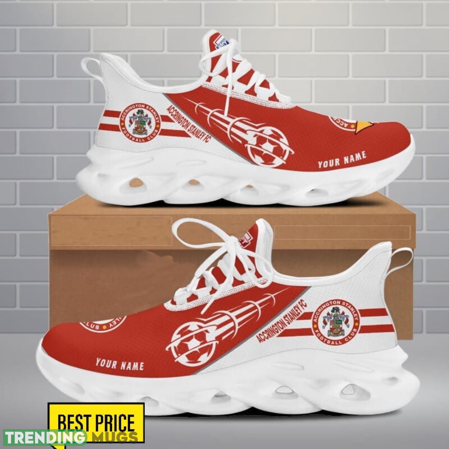 Custom Name Accrington Stanley Max Soul Shoes Sport Gift For Men And Women Max Soul Custom Name Accrington Stanley Max Soul Shoes Sport Gift For Men And Women Max Soul