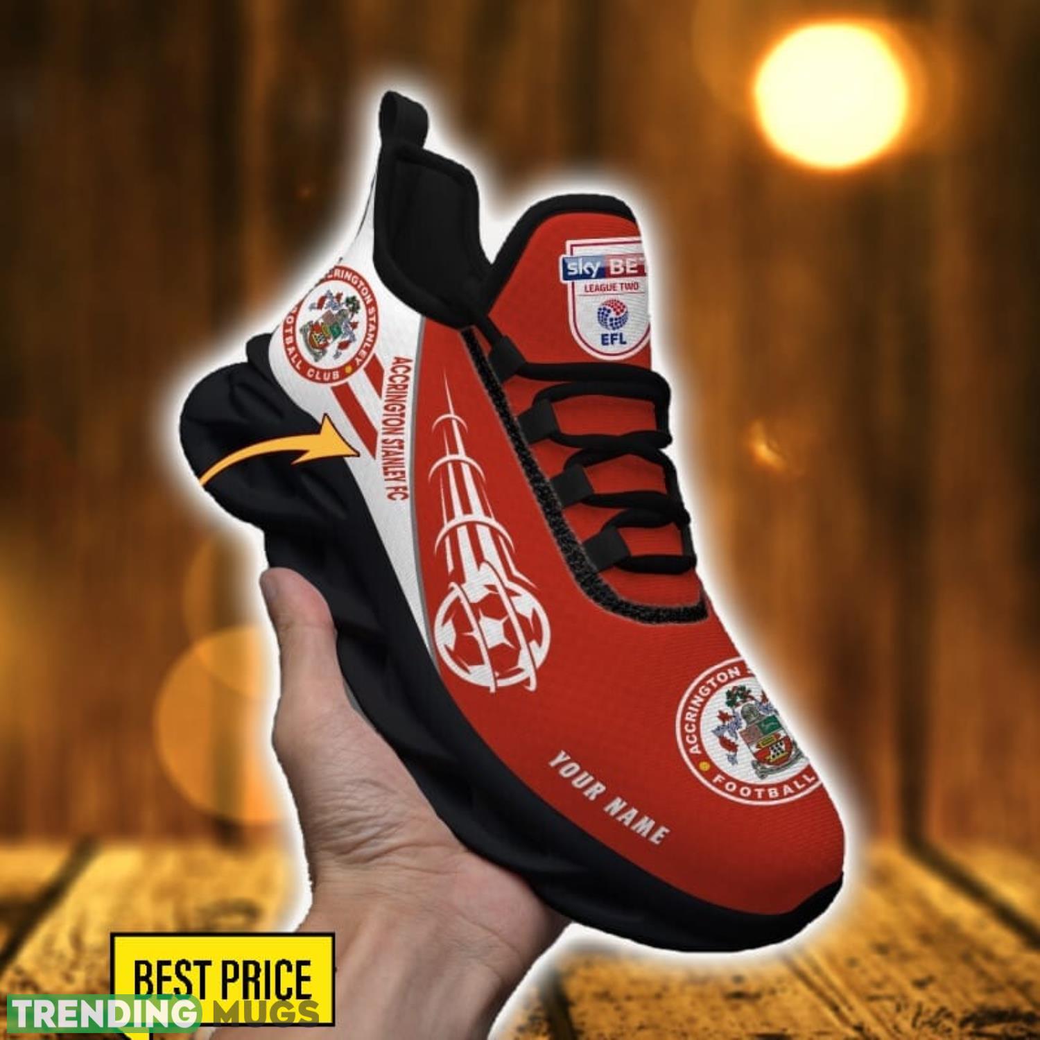 Custom Name Accrington Stanley Max Soul Shoes Sport Gift For Men And Women Max Soul Custom Name Accrington Stanley Max Soul Shoes Sport Gift For Men And Women Max Soul