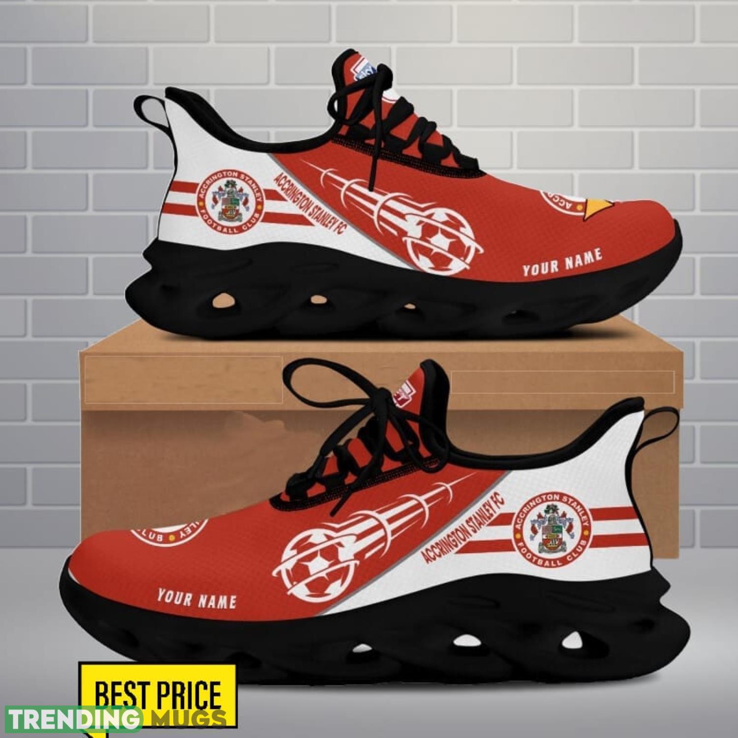 Custom Name Accrington Stanley Max Soul Shoes Sport Gift For Men And Women Max Soul Custom Name Accrington Stanley Max Soul Shoes Sport Gift For Men And Women Max Soul