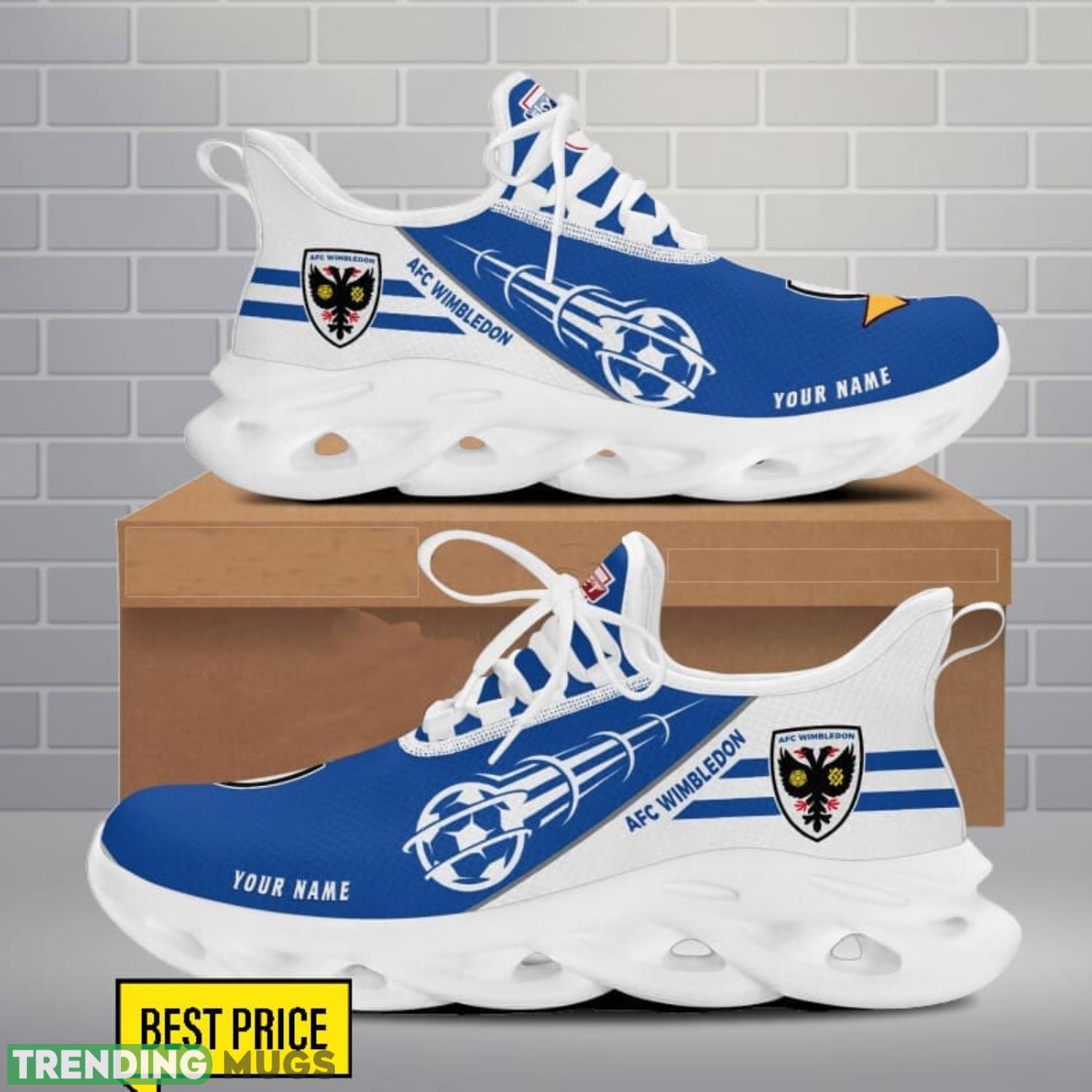 Custom Name AFC Wimbledon Max Soul Shoes Sport Gift For Men And Women Max Soul Custom Name AFC Wimbledon Max Soul Shoes Sport Gift For Men And Women Max Soul
