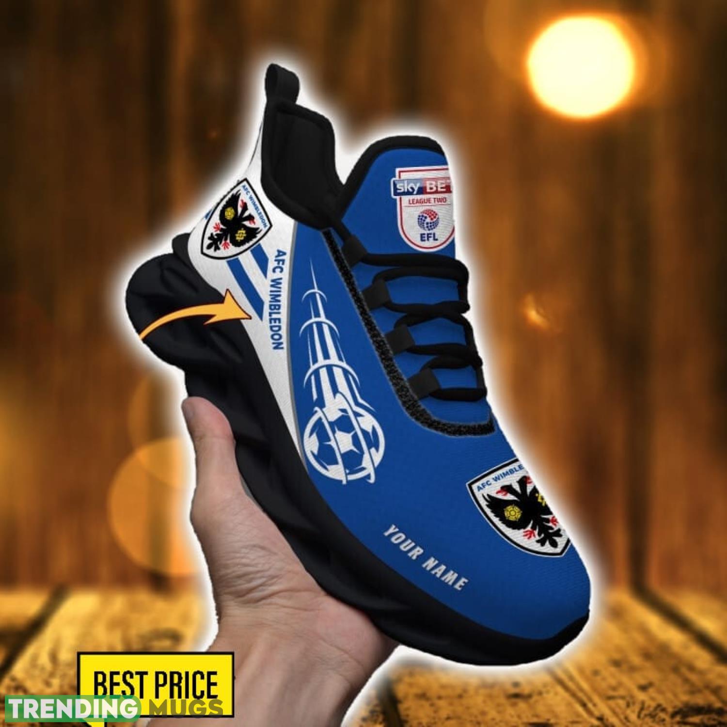 Custom Name AFC Wimbledon Max Soul Shoes Sport Gift For Men And Women Max Soul Custom Name AFC Wimbledon Max Soul Shoes Sport Gift For Men And Women Max Soul