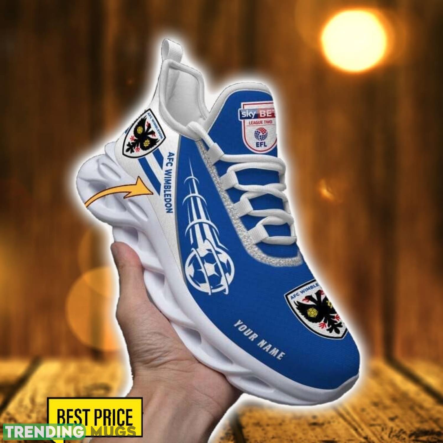 Custom Name AFC Wimbledon Max Soul Shoes Sport Gift For Men And Women Max Soul Custom Name AFC Wimbledon Max Soul Shoes Sport Gift For Men And Women Max Soul