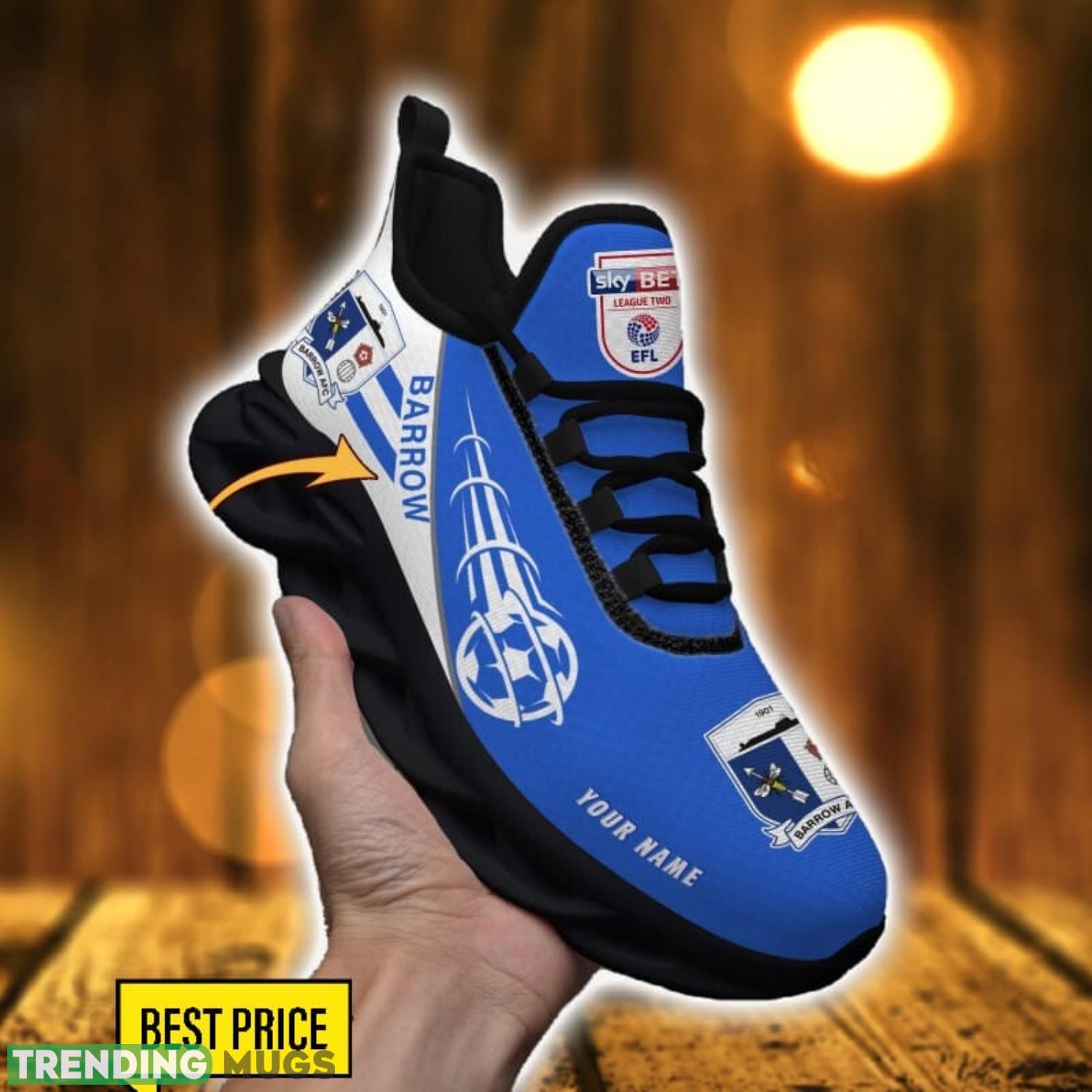 Custom Name Barrow AFC Max Soul Shoes Sport Gift For Men And Women Max Soul Custom Name Barrow AFC Max Soul Shoes Sport Gift For Men And Women Max Soul
