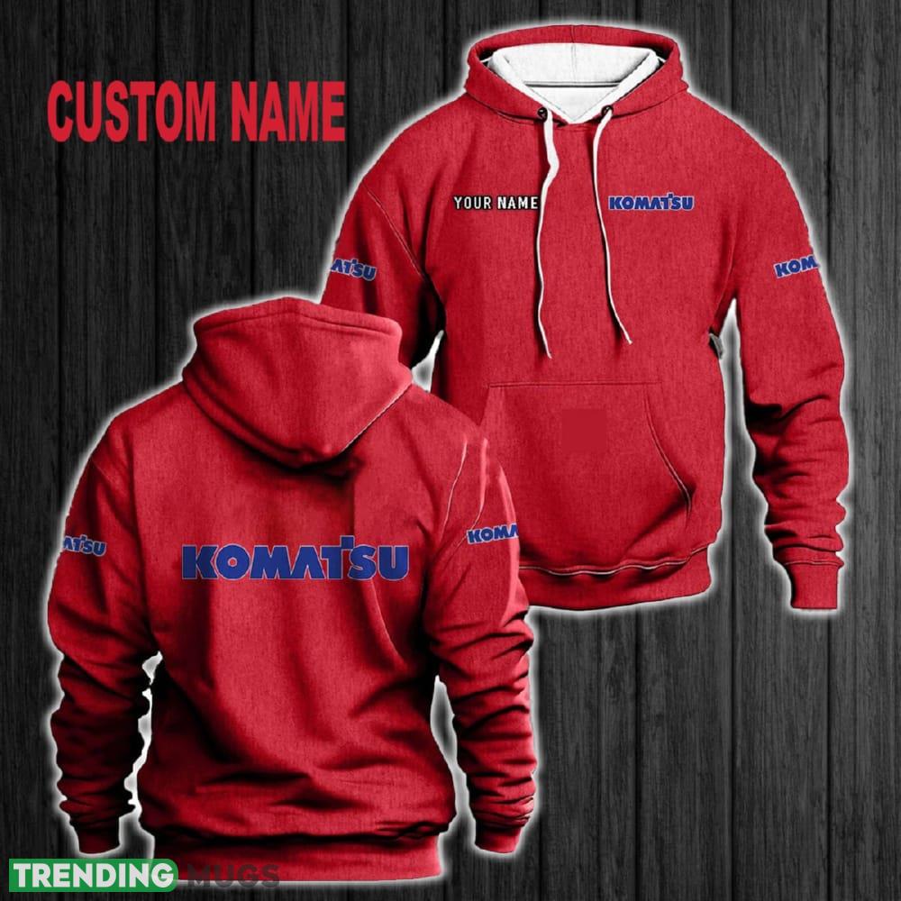 Custom Name Komatsu 3D Hoodie Red All OVer Print For Men Women Gift Christmas 2024 Custom Name Komatsu 3D Hoodie Red All OVer Print For Men Women Gift Christmas 2024 - Custom Name Komatsu 3D Hoodie Red All OVer Print For Men Gift Christmas 2024