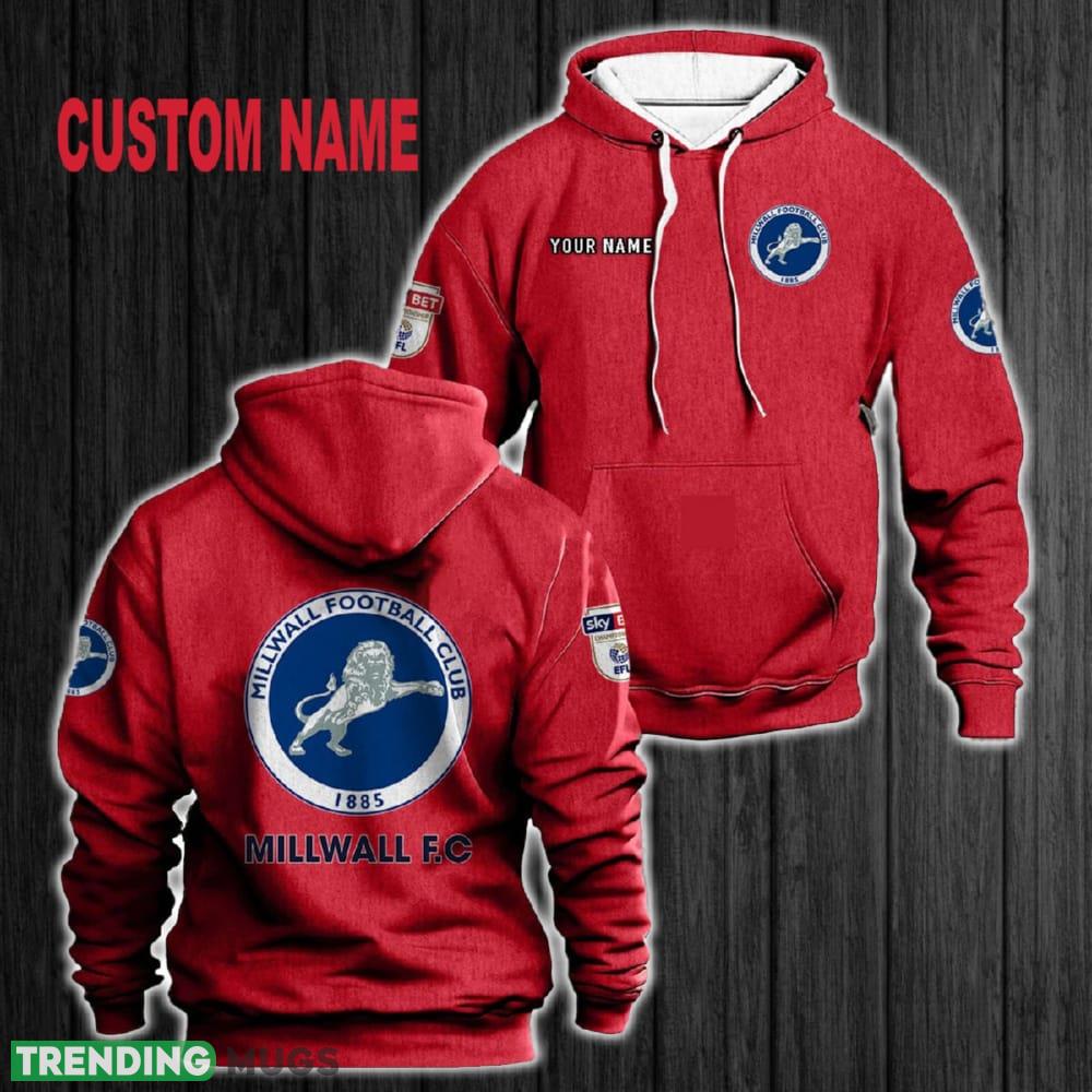Custom Name Millwall F.C 3D Hoodie Red All OVer Print For Men Women Gift Christmas 2024 Custom Name Millwall F.C 3D Hoodie Red All OVer Print For Men Women Gift Christmas 2024 - Custom Name Millwall F.C 3D Hoodie Red All OVer Print For Men Gift Christmas 2024