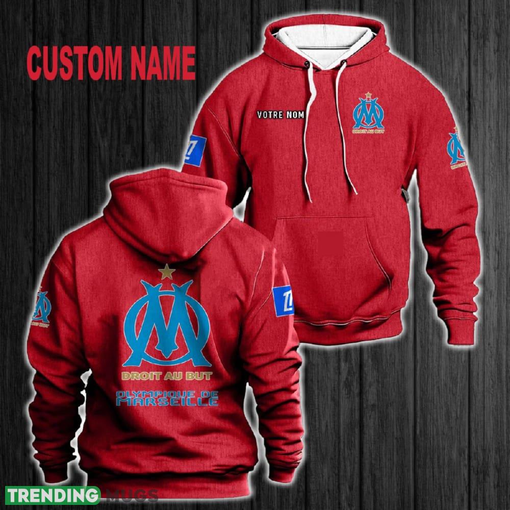 Custom Name Olympique de Marseille 3D Hoodie Red All OVer Print For Men Women Gift Christmas 2024 Custom Name Olympique de Marseille 3D Hoodie Red All OVer Print For Men Women Gift Christmas 2024 - Custom Name Olympique de Marseille 3D Hoodie Red All OVer Print For Men Gift Christmas 2024