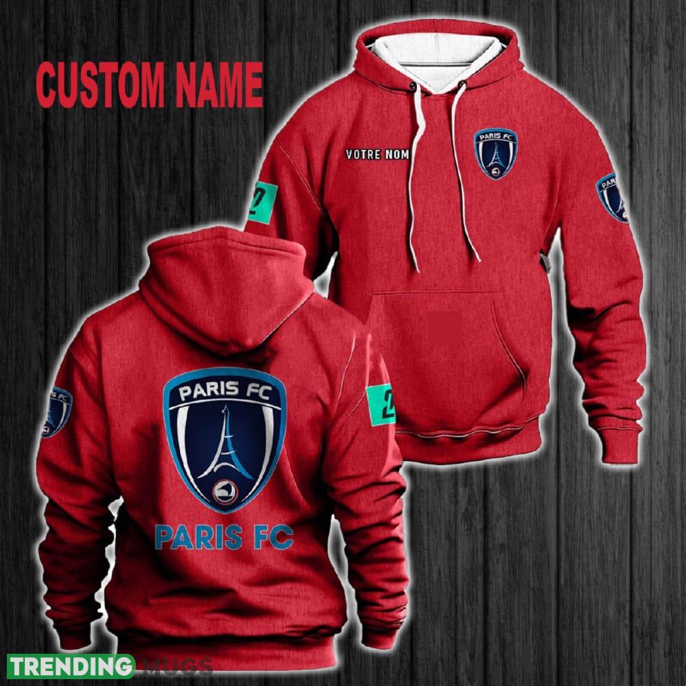 Custom Name Paris FC 3D Hoodie Red All OVer Print For Men Women Gift Christmas 2024 Custom Name Paris FC 3D Hoodie Red All OVer Print For Men Women Gift Christmas 2024 - Custom Name Paris FC 3D Hoodie Red All OVer Print For Men Gift Christmas 2024