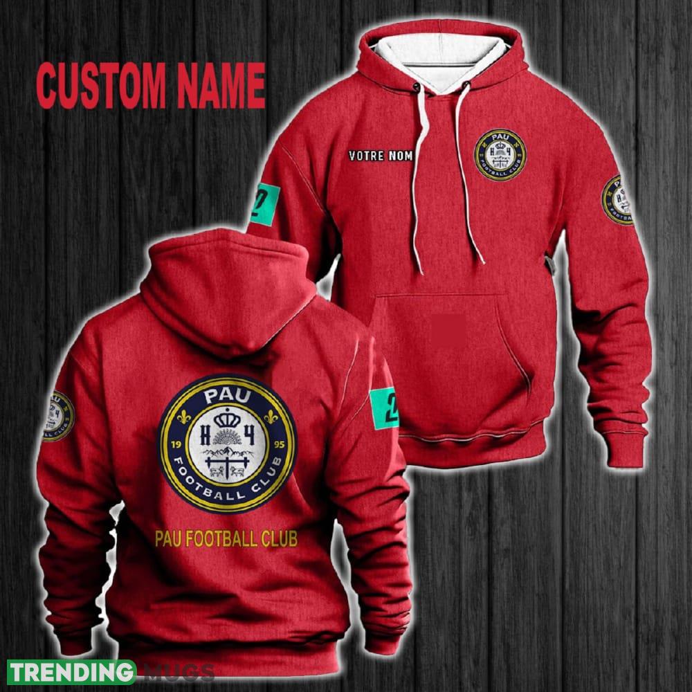 Custom Name Pau Football Club 3D Hoodie Red All OVer Print For Men Women Gift Christmas 2024 Custom Name Pau Football Club 3D Hoodie Red All OVer Print For Men Women Gift Christmas 2024 - Custom Name Pau Football Club 3D Hoodie Red All OVer Print For Men Gift Christmas 2024